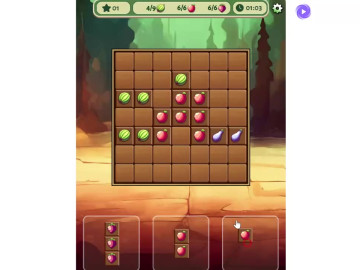 Fruit Block Tetra Puzzle